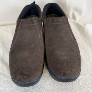Roper Men's Brown Suede Moc Lugged Sole US 9‎